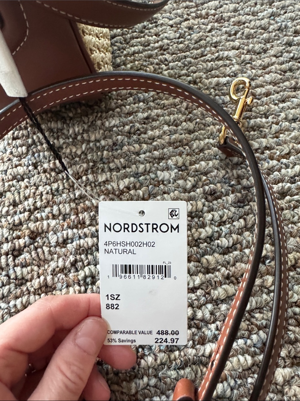 Marc Jacobs Natural Straw Shoulder Bag - Picture 3 of 3